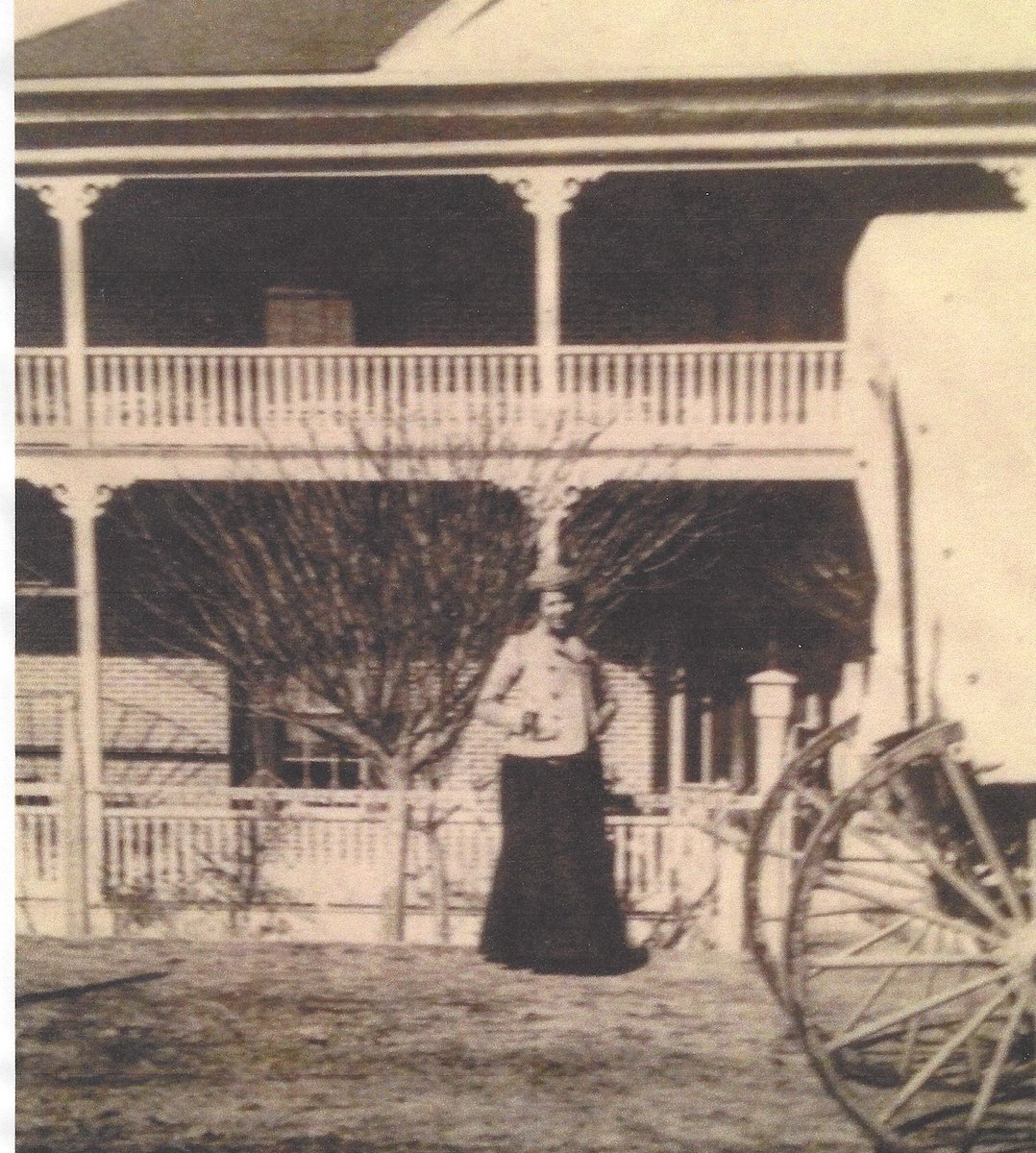 Me, Annie Neal and the historic Mountain View.
Check out Public Television's program on this fantastic pioneer women and her internationally known hotel. https//tv.azpm.org/p/zfeature/2021/8/5/198399-william-curly-and-annie-neal/