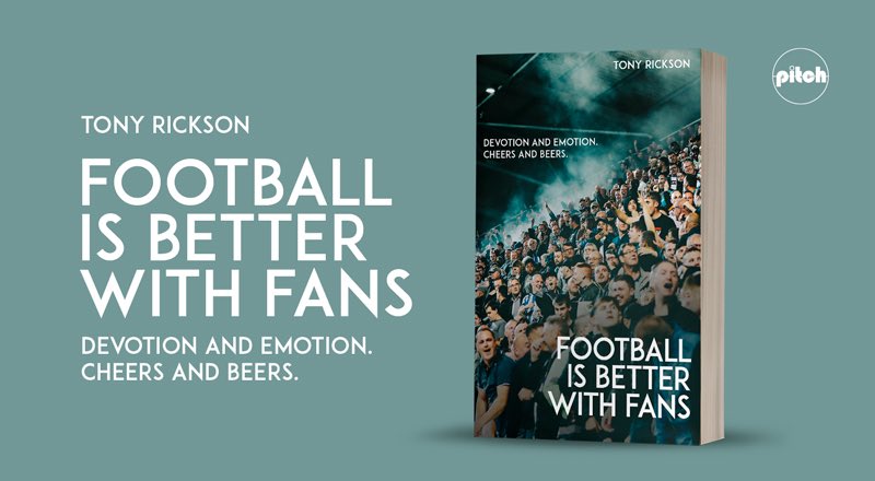 tonyrickson2's tweet photo. Football fans missed the camaraderie of being with like-minded people more than the game itself during lockdowns. That’s one of the many talking points in Football Is Better With Fans, a light-hearted book out on Sep 6. Pre-order: https://t.co/ePIIWnUaD2, Waterstones, Amazon etc https://t.co/KrHryRgKIr