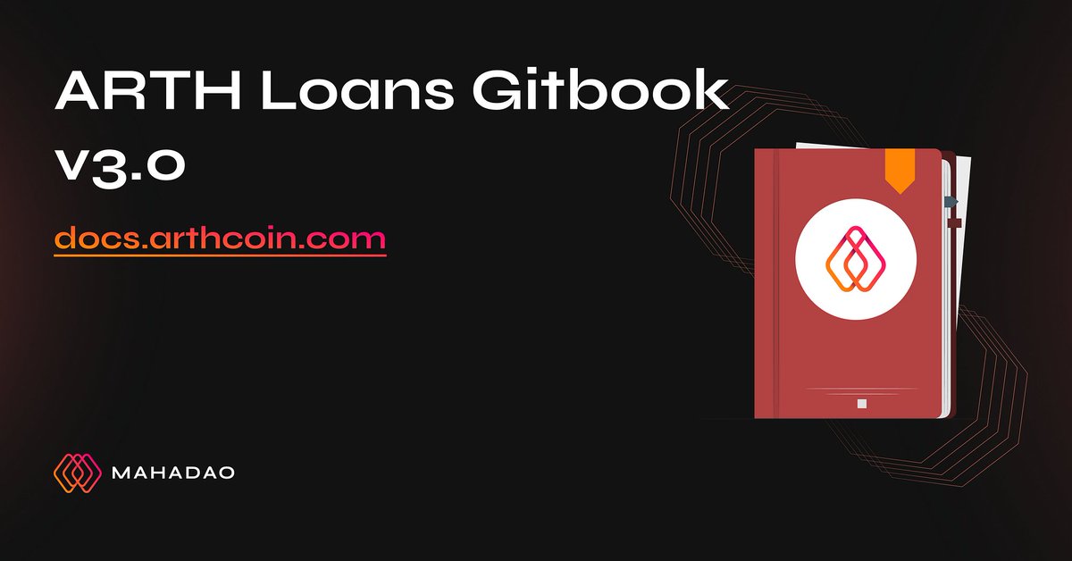 crypto_pranav's tweet image. 📺 ARTH GitBook v3.0 is live 📖
@TheMahaDAO is glad to announce the v3 of #Gitbooks before the ARTH Loans launch.
- Features of ARTH Loans
- Borrowing $ARTH using loans
- Recovery Mode
- Liquidations
- Stability Pool Rewards
- LP/Staking Pools
- FAQ
docs.arthcoin.com