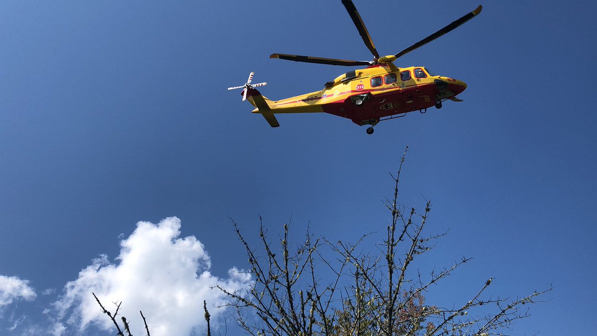 VVFLevicoTerme's tweet photo. 15/08/2021 ore 14:58 #supporto elisoccorso #HEMS a Vetriolo #INOST https://t.co/mU16ThvizE