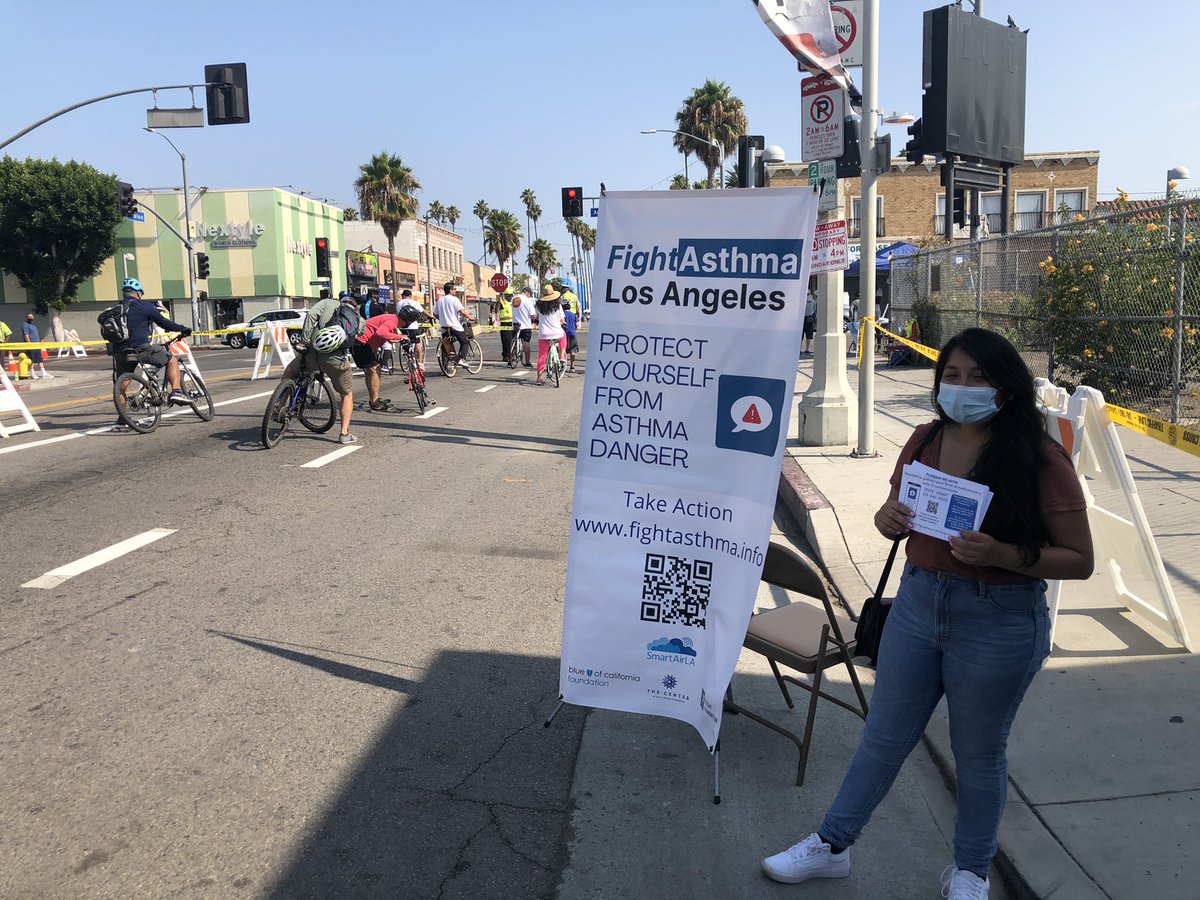dodigitalhealth's tweet photo. Helping out friends @SmartAirLA at today’s @CicLAvia event in Wilmington. Lots of families and friends taking advantage of this stretch of open LA concrete 🚴🚴‍♂️🚴 https://t.co/SqBDiQYZUU