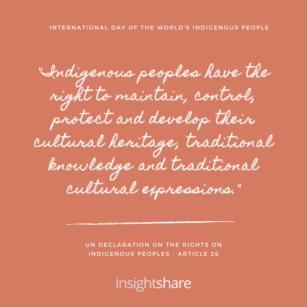 InsightShare's tweet image. Sunday is here, and with it our last post of the week celebrating #IndigenousPeoplesDay 🙌🏾 Language loss and the erasure of identity has long been recognised as a critical issue faced by Indigenous Peoples. With #LanguageExtinction comes the irrecoverable loss of knowledges...