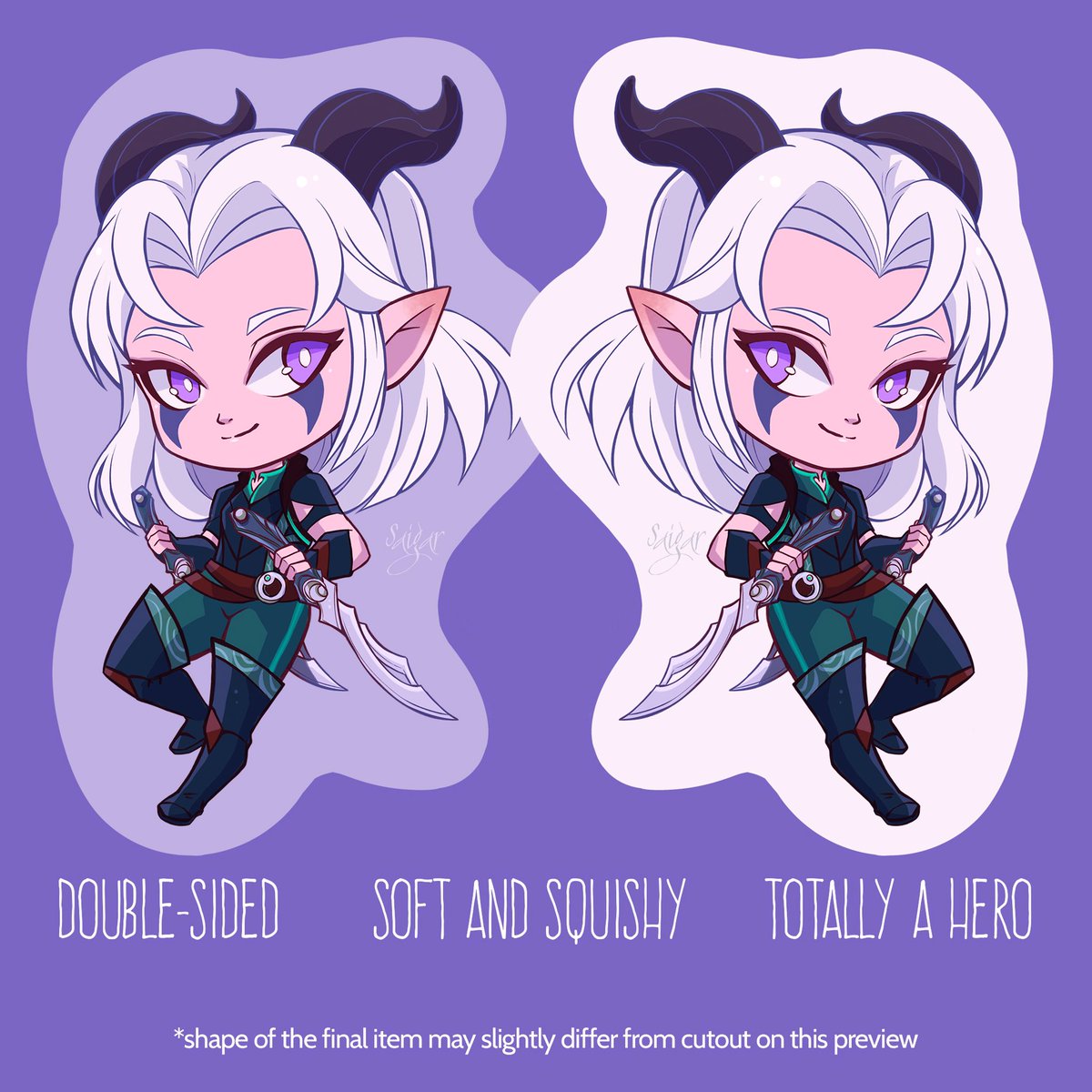 Rayla plush pillow ✨PREORDERS OPEN!✨

can be purchased at my shop 👇
ko-fi.com/s/9536650126

#TDP #rayla #thedragonprince #fanmerch