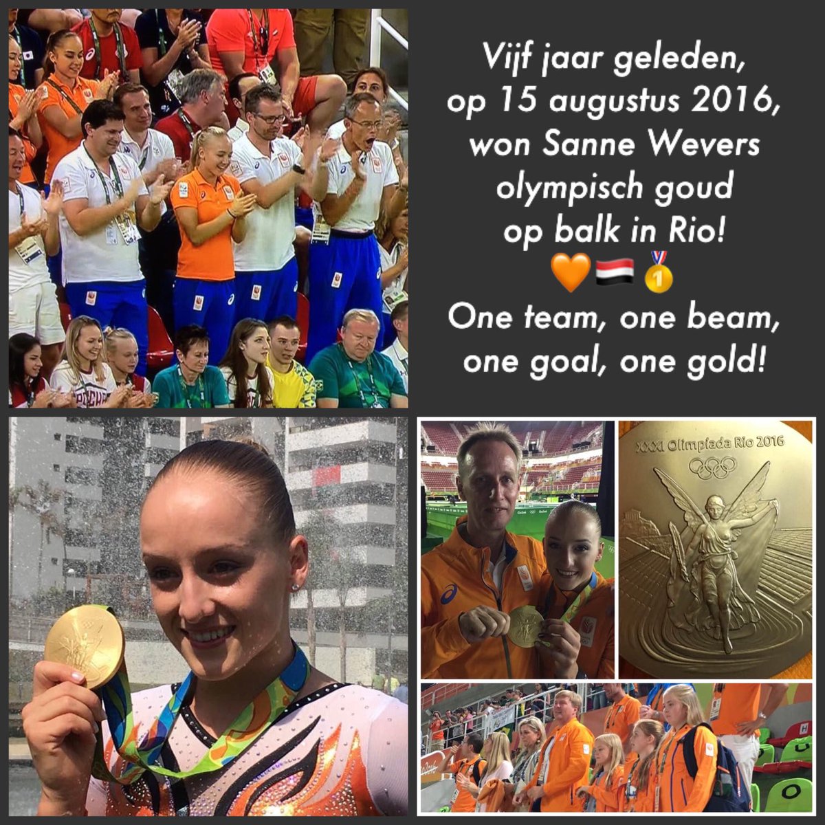 Hans Gootjes (@hansgootjes) on Twitter photo One team, one beam, one goal, one gold! <a href="/SWevers/">Sanne Wevers</a> #TeamNL One team, one beam, one goal, one gold! <a href="/SWevers/">Sanne Wevers</a> #TeamNL