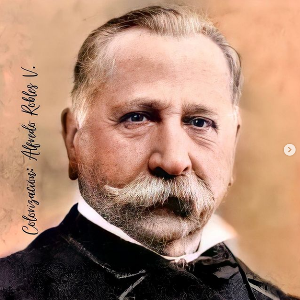 colorizandoHist's tweet photo. Mi nueva Colorización: Don Eusebio Lillo Robles, poeta, periodista y político. Autor de la letra del himno nacional de #Chile. Foto copiada del Twitter de don @RenzoVaccarezza con mucho respeto. https://t.co/QnqvBInt2B