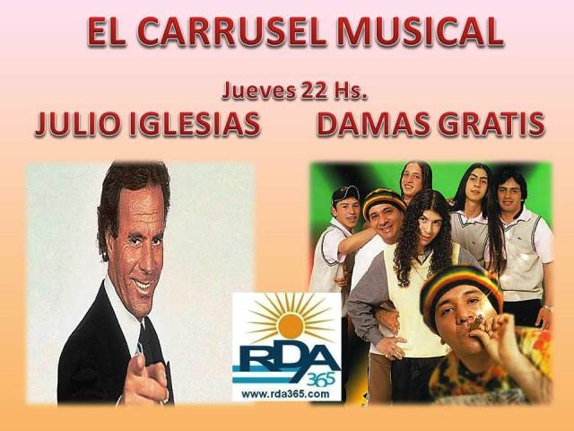 Rda365's tweet photo. 20210805 - JULIO IGLESIAS - DAMAS GRATIS - El Carrusel Musical  https://t.co/20nWfc1i6H https://t.co/J1L85ksd4x