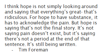 Happy Birthday to Tim Foreman! 