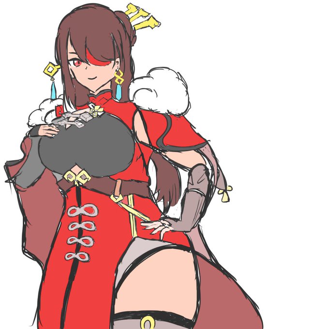 バケツ塗りしてみた!
北斗マジで可愛いよね!!
#原神 #絵師さんと繋がりたい 