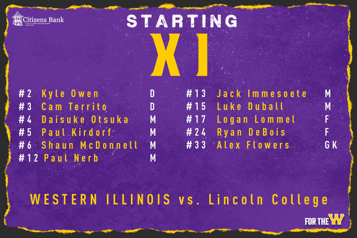 Nice day for some Sunday action ⚽️☀️

Here are your Leatherneck starters vs. Lincoln:

#TRADITIONofTOUGH