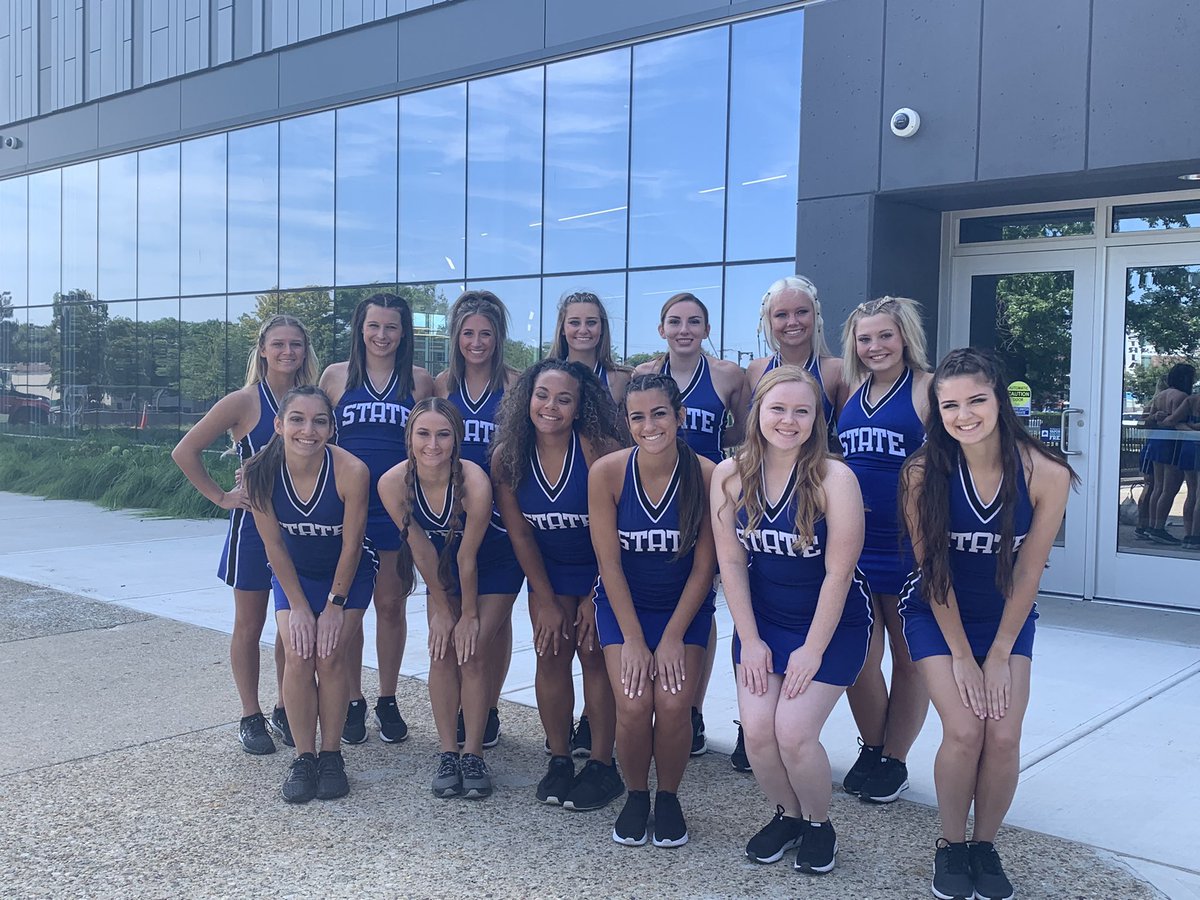 TammySchaffer's tweet photo. @IndStSpirit at #freshmenwelcome. #MarchOn https://t.co/hyy6VhFKGQ