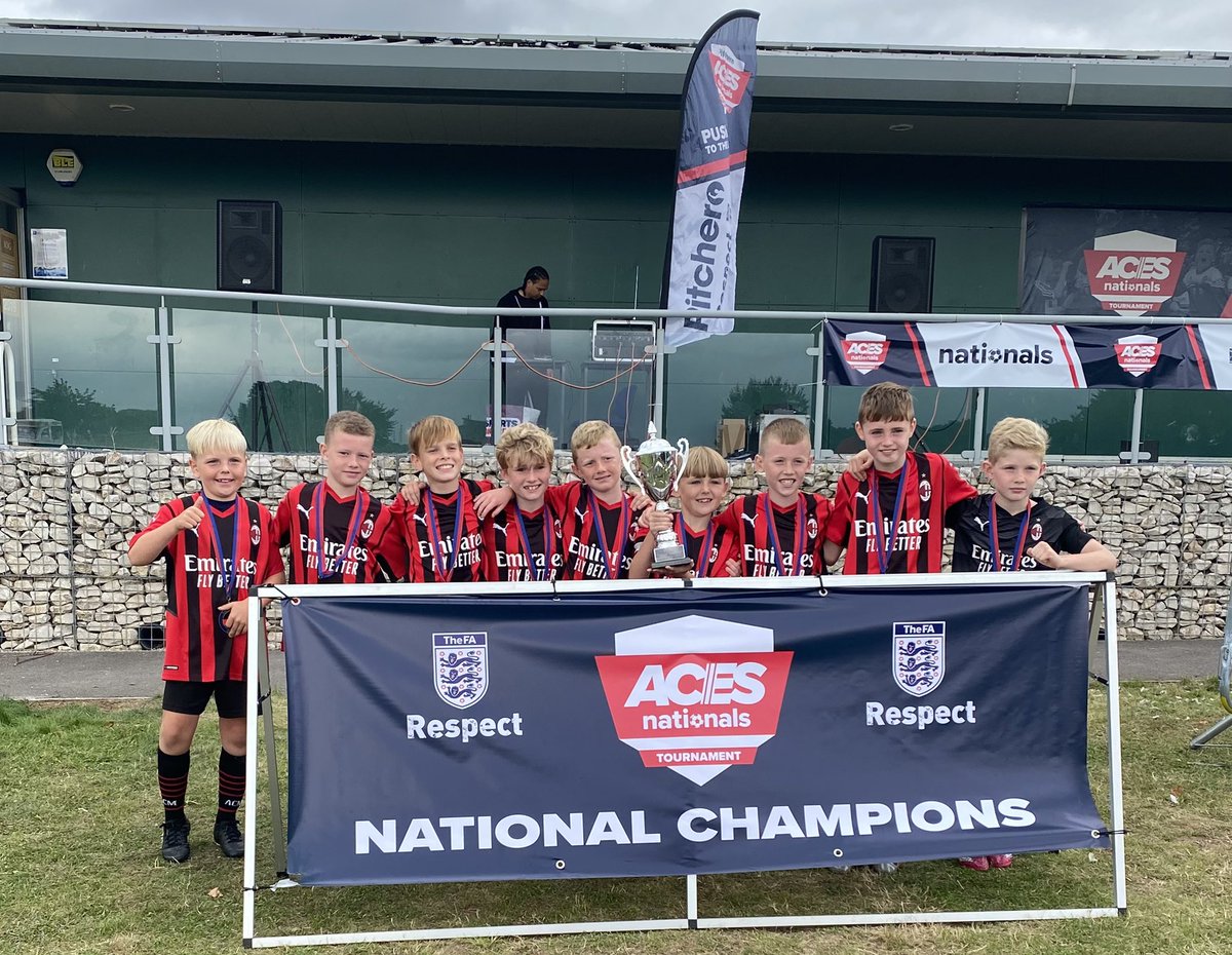 ACESfootballUK's tweet photo. BIG congratulations to our U10 ACES National champions representing Liverpool Platinum Milan and finalists Young Stars Elite representing East London https://t.co/Z3vsd3Zwfp