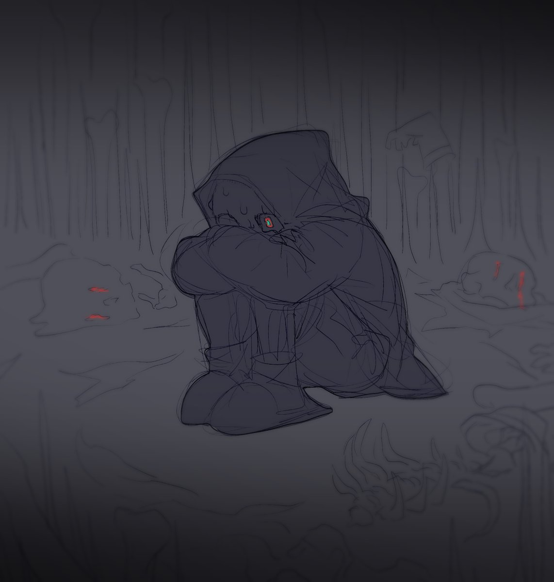 괴물이라도 본것처럼