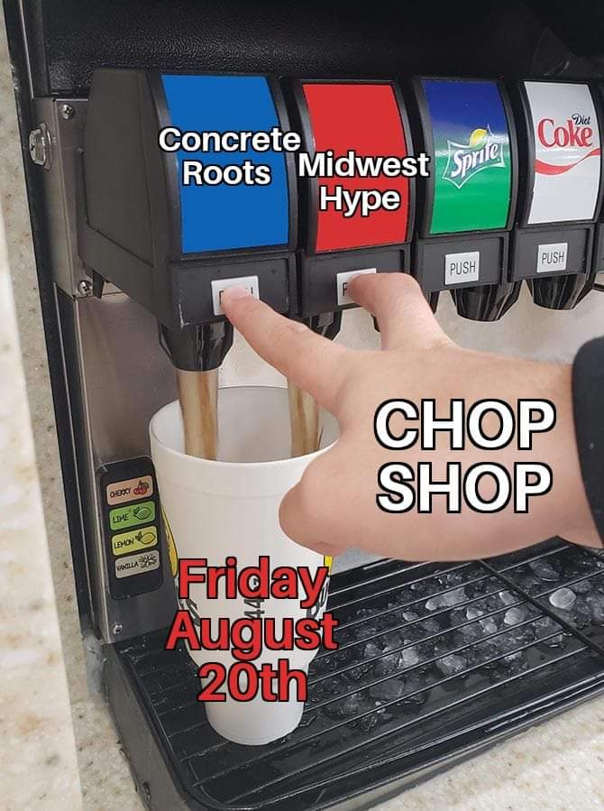 Concreterootz's tweet photo. #Friday we'll be back in #Chicago at @ChopShopChi with the homies @midwesthype See y'all soon!
#TheConcreteRoots #ChiTownReggae #ChicagoReggae #IllinoisReggae #midwestreggae #MidwestMusic #IllinoisMusic #ChicagoMusic #ChiTownMusic #chopshopchi #onelove #livemusic #midwesthype https://t.co/dyiNxE0Ym2