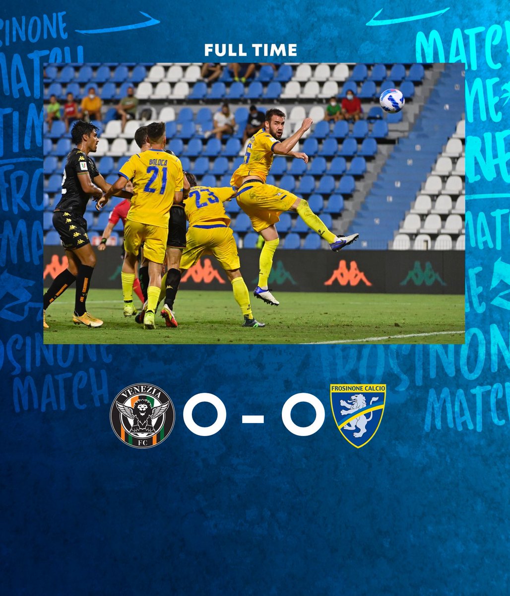 Frosinone1928's tweet photo. FULL TIME β±
#VenFro #CoppaItalia
Si va ai tempi supplementari πͺπ» https://t.co/DyhMjnnKoz