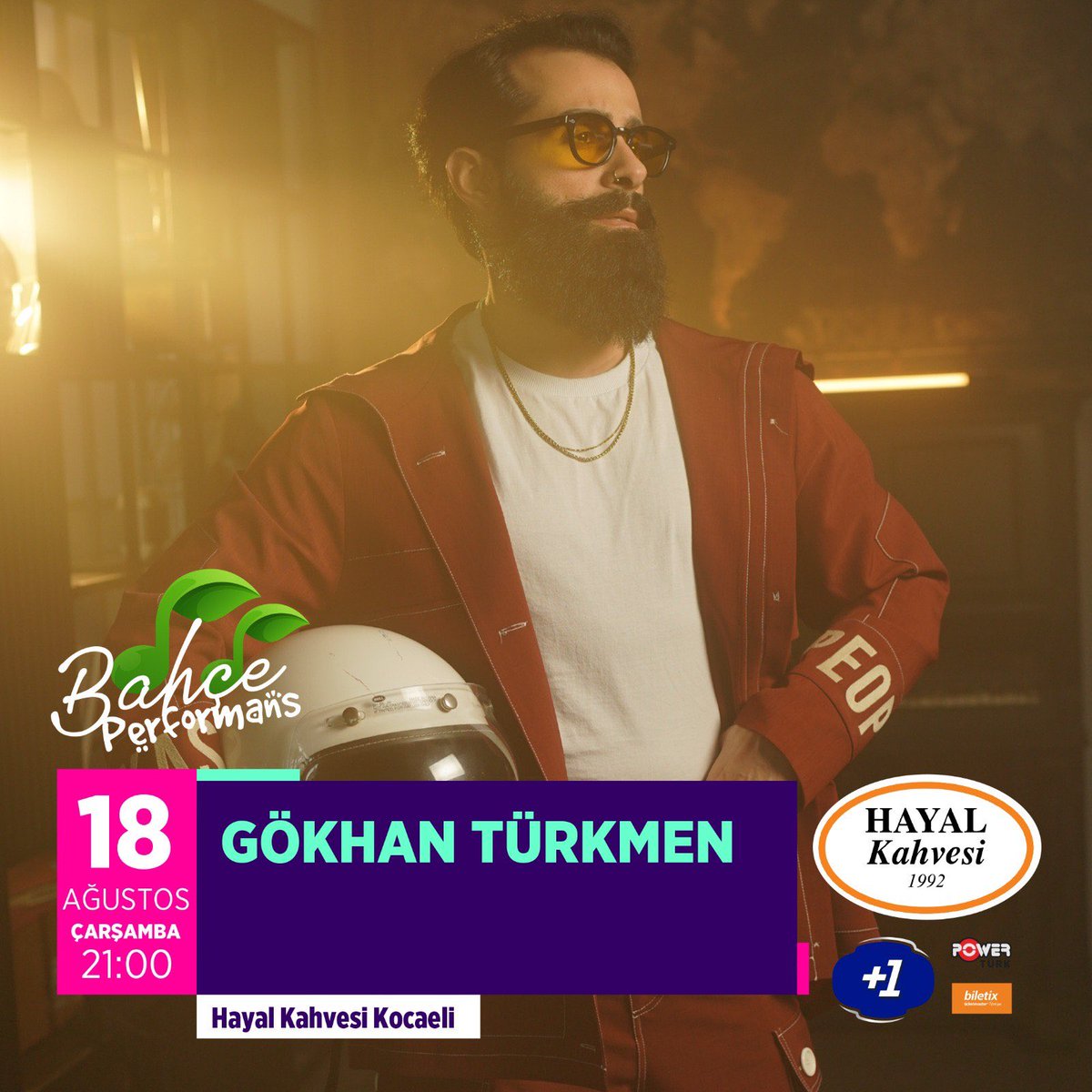 Gökhan Türkmen konserleri devam ediyor.. Hemen biletini al ve bu muhteşem gecede bize katıl..! 

<a href="/GTurkmenmusic/">ɢᴏ̈ᴋʜᴀɴ ᴛᴜ̈ʀᴋᴍᴇɴ ®️</a> 
@HayalKahvesiTr 
<a href="/Biletix/">Biletix</a> 

biletix.com/etkinlik/0IH91…

#gökhantürkmen #iyiyaşa