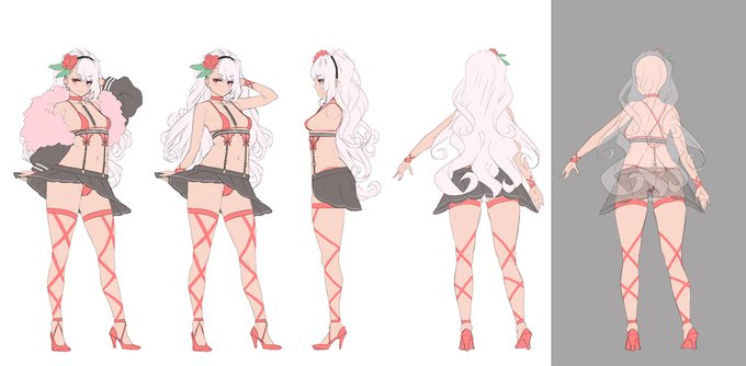 #スターヒロインズ 
キャラクター調整版と三面図を更新しました。 https://t.co/GCvmPcBpr4 