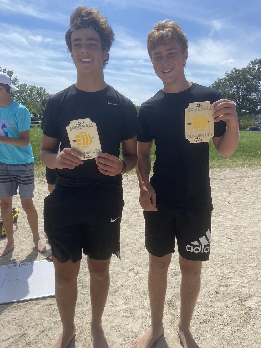 cchs_spikeball's tweet image. Congrats to winners Micah and Lucia!!
Runner Ups are Dom and T!!

A special Spirit Award to Mya and Cheyanne!! 
#spikeon