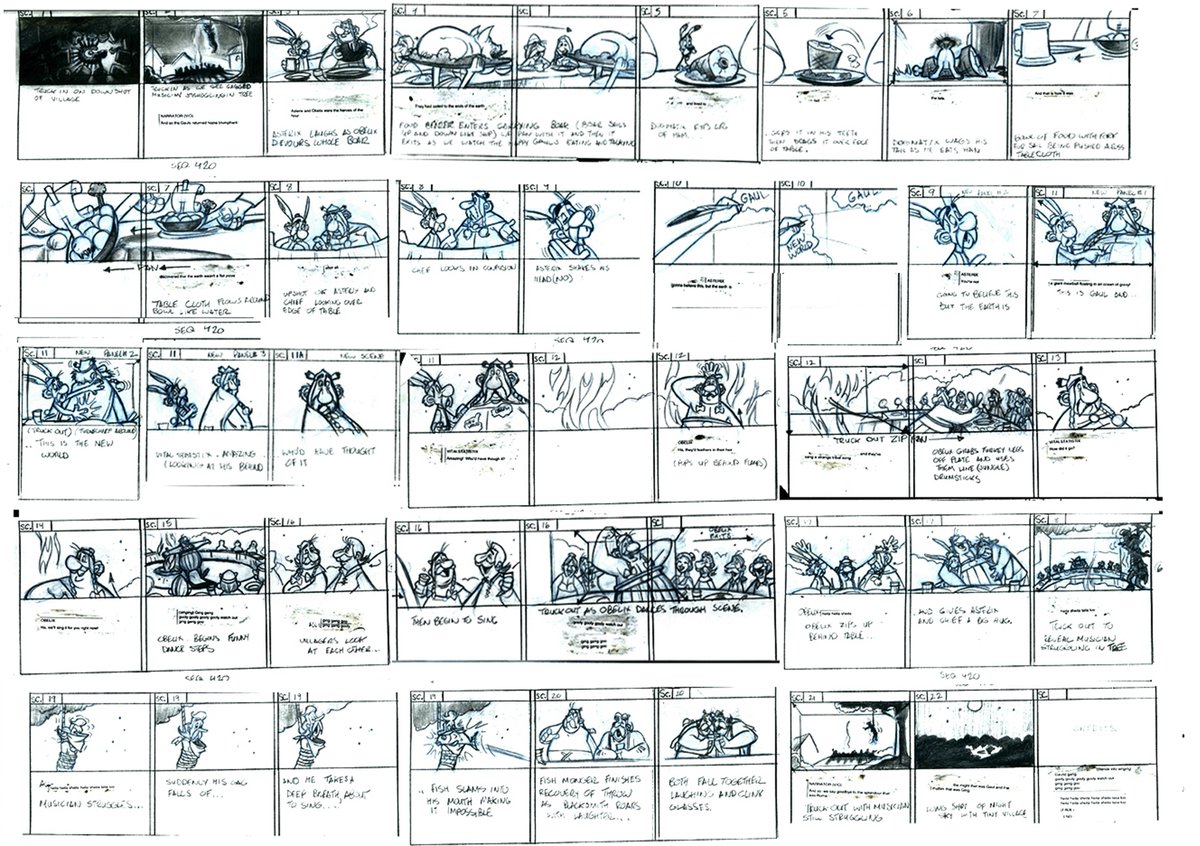FBARRA6's tweet photo. Darlie Brewster's ๐จ๐ฆ๐ณ๏ธโโง๏ธ Storyboard from the Director's Cut of Asterix Conquers America
#ValidateAnimators
@AnimationNoCont @behind_pics https://t.co/mY9TDBQIop