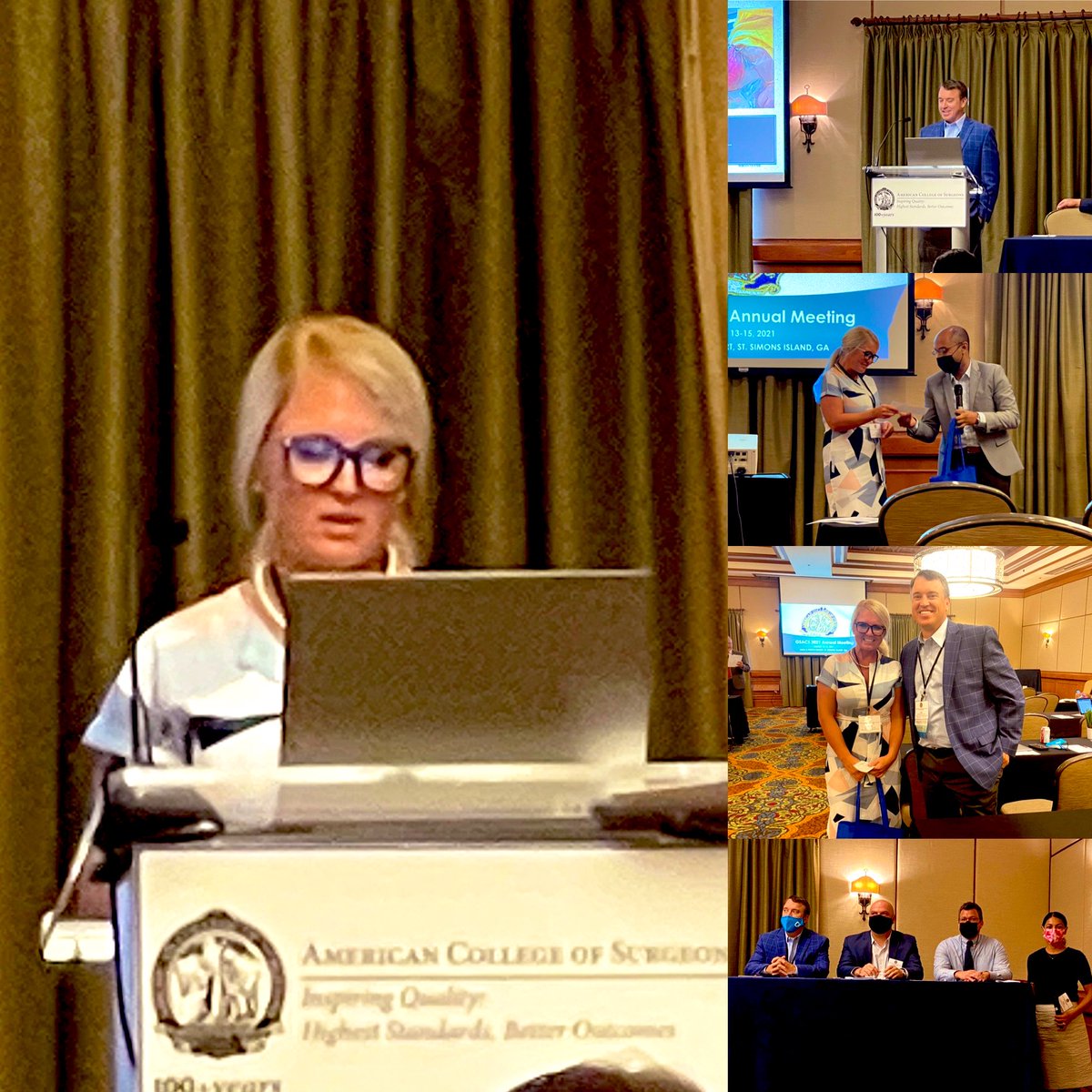 SG_Surgery's tweet photo. @GaSACS @ngmcgme @myNGPG @myNGHS congrats to Dr Redenius and Dr Copper on their hernia presentations and recognitions today! @EmorySurgery thank you to #greatmentors for the continued support of #surgerycareers @AnkitPatelMD @EdLinEmory @JsharmaSharma #GASurgeons21 https://t.co/ENXlI8O1TL