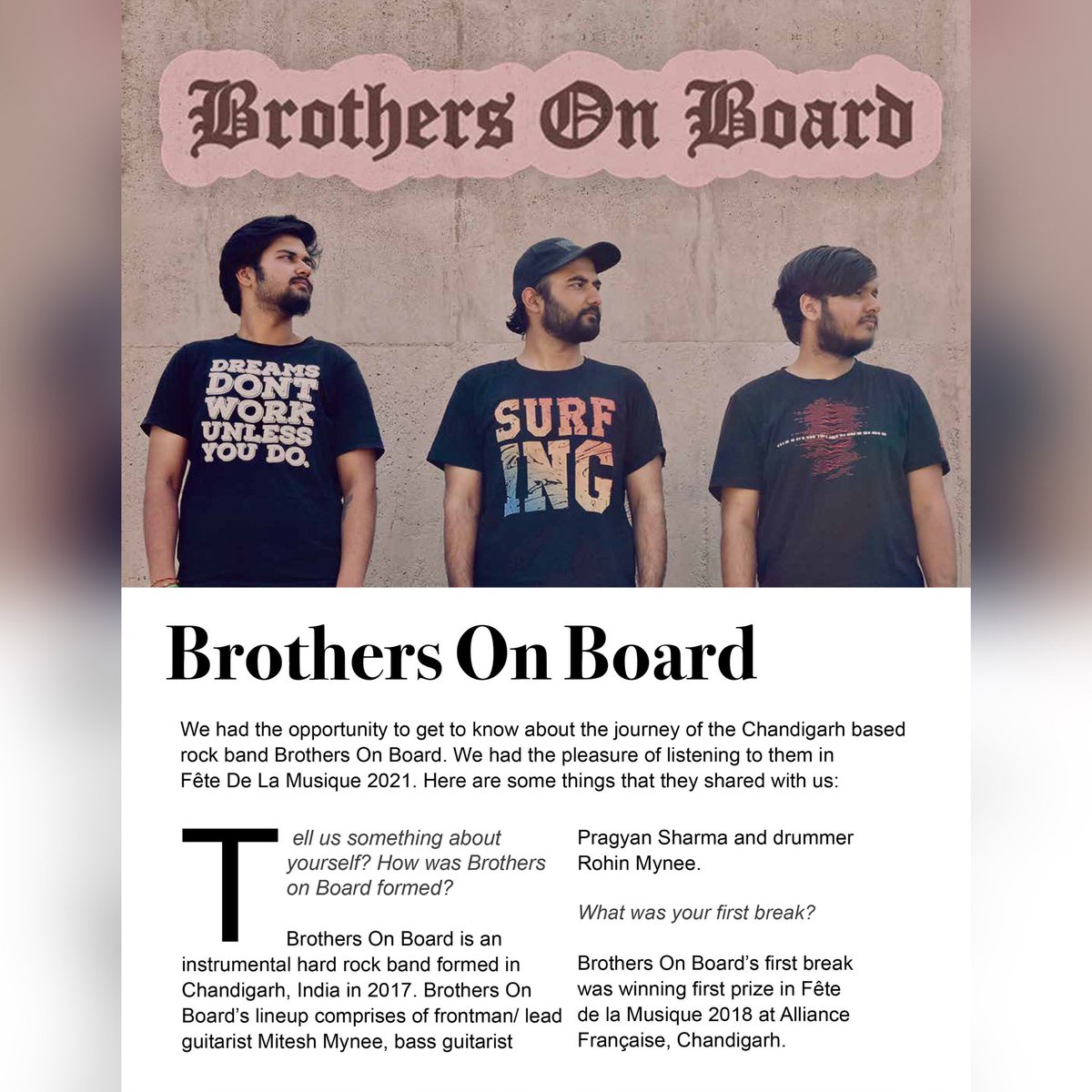 Brothers On Board tweet media