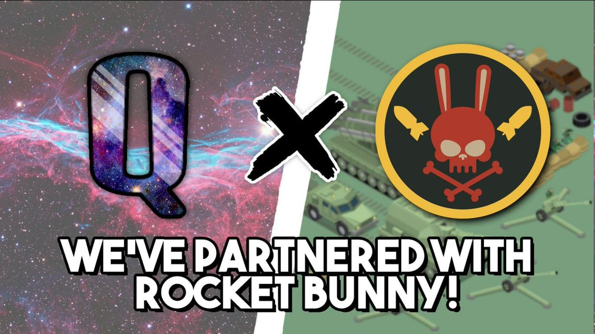 Hey there QTNoids, how's everyone doing? 

Whats better than space money? Bunny money – that's why the latest partner we've added to our list of charity partners is @RocketBunny2021!

Rocket Bunny will join us in our charity action - so make sure to be on your best behavior! 😁🥳