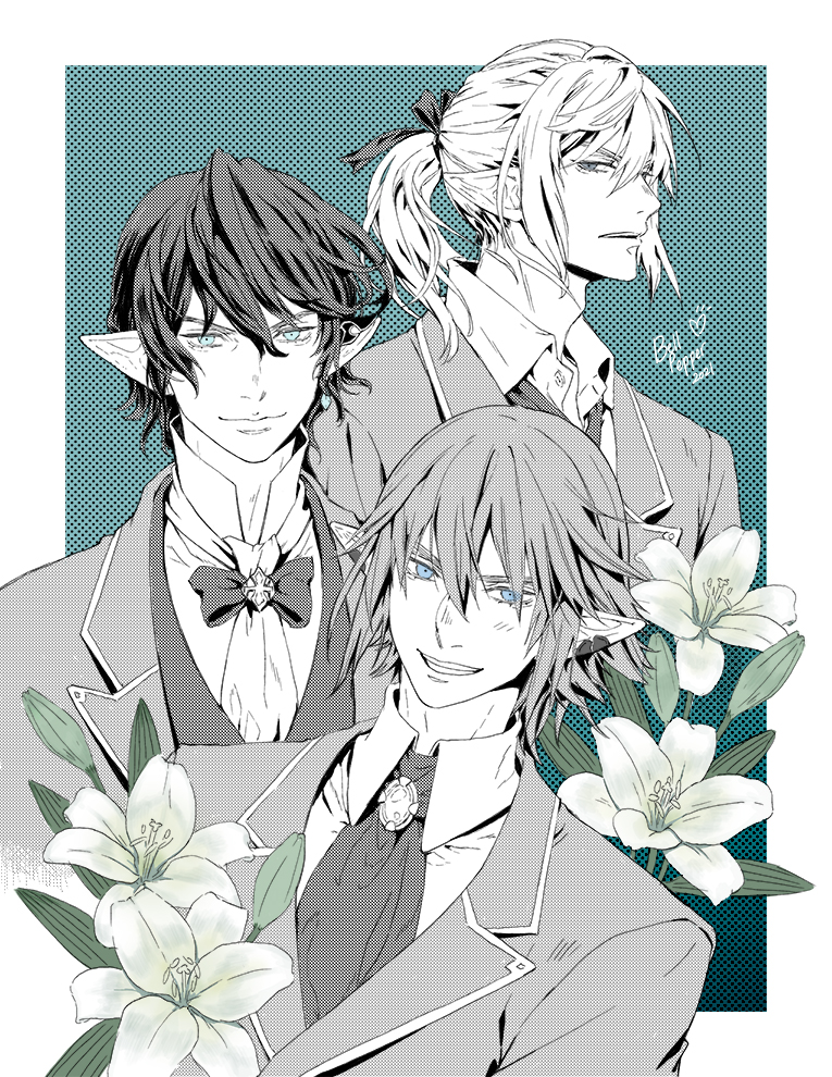 Ishgard Host Club? 🙈
#FFXIVART #FF14イラスト #Estinien #Aymeric #Haurchefant