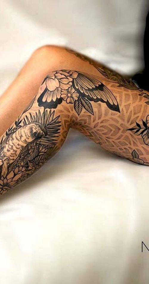 Glavportal.Net on X: "Beautiful Leg Tattoo https://t.co/Y1Da9j7T99 https://t.co/TGxvvjdf0L" / X