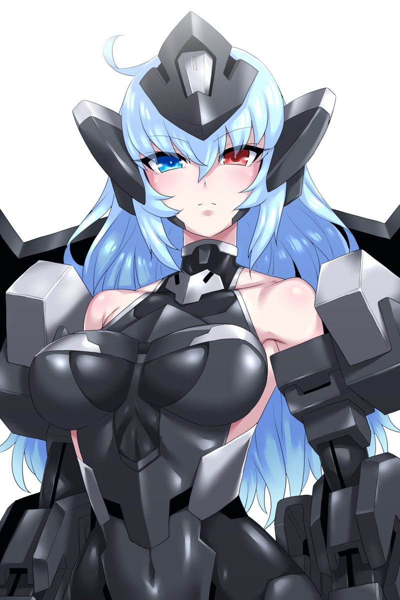 ラフ準拠の水色髪バージョン 