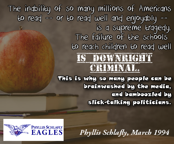 EagleEdMartin's tweet photo. Today we celebrate Phyllis Schlafly's birthday 🦅
Phyllis's great passion was for children in America to be great readers.
Read how she taught her children to read, and why.
https://t.co/G0IYD5GFhE
#CelebratePhyllis #FirstReader #TurboReader #schoolreopening https://t.co/UR4VtGX609