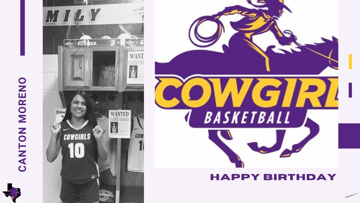 Happy Birthday Canton Moreno (<a href="/MorenoCanton/">c 🤍</a>) We hope you have a GREAT DAY!🤠🏀💜💛#OneBeat #ProtectTheCulture