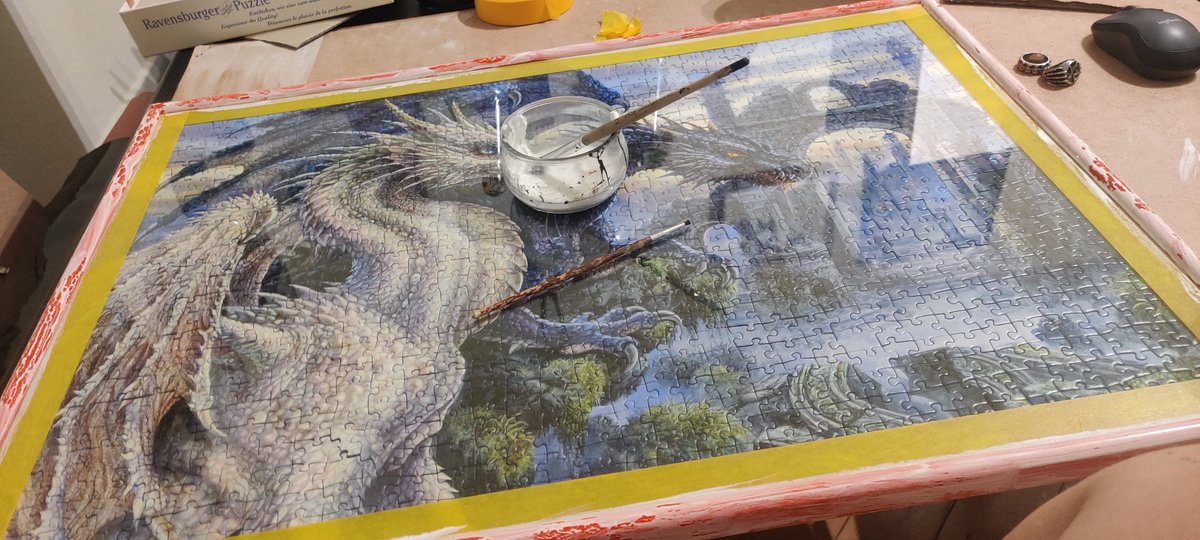 ShugarNightmare's tweet photo. Beide Puzzle fertig, das zweite bekommt jetzt nen schönen Rahmen 👍 https://t.co/crOigfygbh