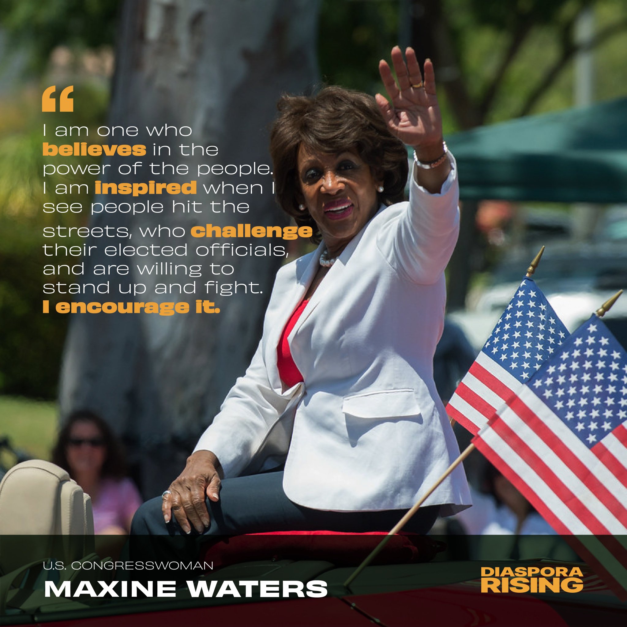 We wish you a happy birthday Congresswoman Maxine Waters! 