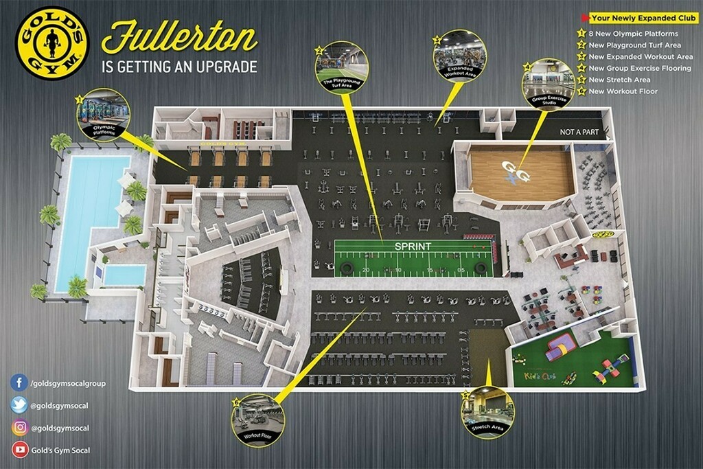 GoldsGymSoCal's tweet photo. Have you seen what's coming in the new and improved Gold's Gym Fullerton?
#goldsgymsocal #fullerton #join #new #gym #healthclub #healthclub #exercisefacility #functionaltraining #turfarea https://t.co/F444jrotvI https://t.co/1WHxyEPnm2