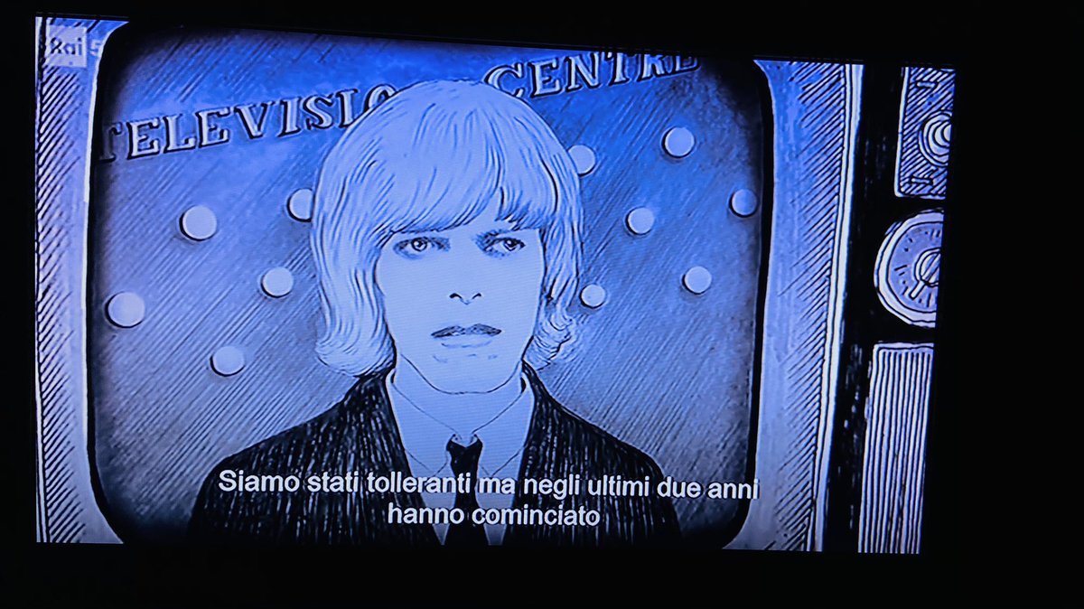 In scena #DavidBowie #londonBoy #Rai5 di #RitaRocca <a href="/Franc_Donadio/">Francesco Donadio</a> 🥰