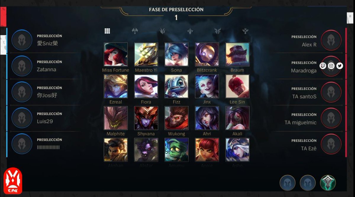 Debut oficial como jugador gracias <a href="/TitaniumArmyGG/">⭐ Titanium Army ⭐</a> por la oportunidad, comieron los nervios por primera experiencia pero tenemos buen equipo!
<a href="/EML_Latam/">EML</a>