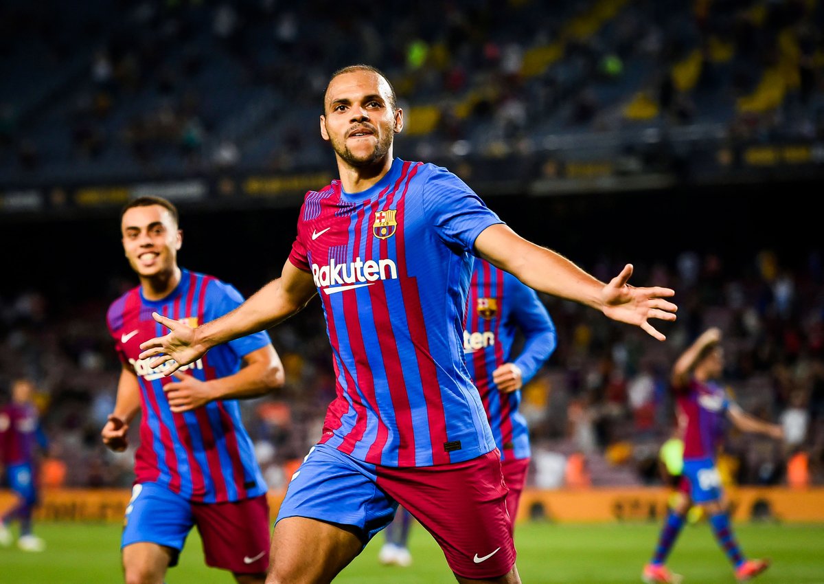 brfootball's tweet photo. Before today, Martin Braithwaite hadn’t scored in La Liga since December 2020.

Today: ⚽⚽ https://t.co/OlNrvQP7e3