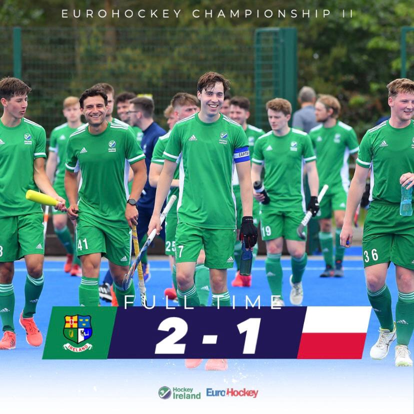 irishhockey's tweet image. #EHC2021 Championship II result:

@IreMenHockey 2 (Walker, McKee) Poland 1 (Sudol)

Excellent start to the tournament on a day when seven new caps made their debuts!