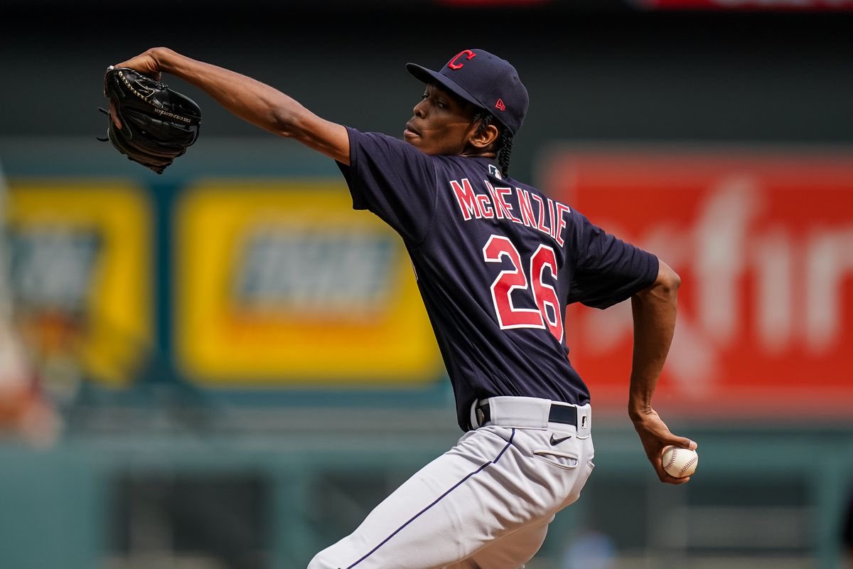 One day after Tyler Gilbert of <a href="/Dbacks/">Arizona Diamondbacks</a> makes #MLB #History as 1st pitcher to toss no hitter in 1st career start, rookie Tristan McKenzie from @Indians working into the 8th against <a href="/tigers/">Detroit Tigers</a> with a #perfectgame on the line. Stay tuned! #Indians #Cleveland #YoungGuns #BaseBall #NoNo