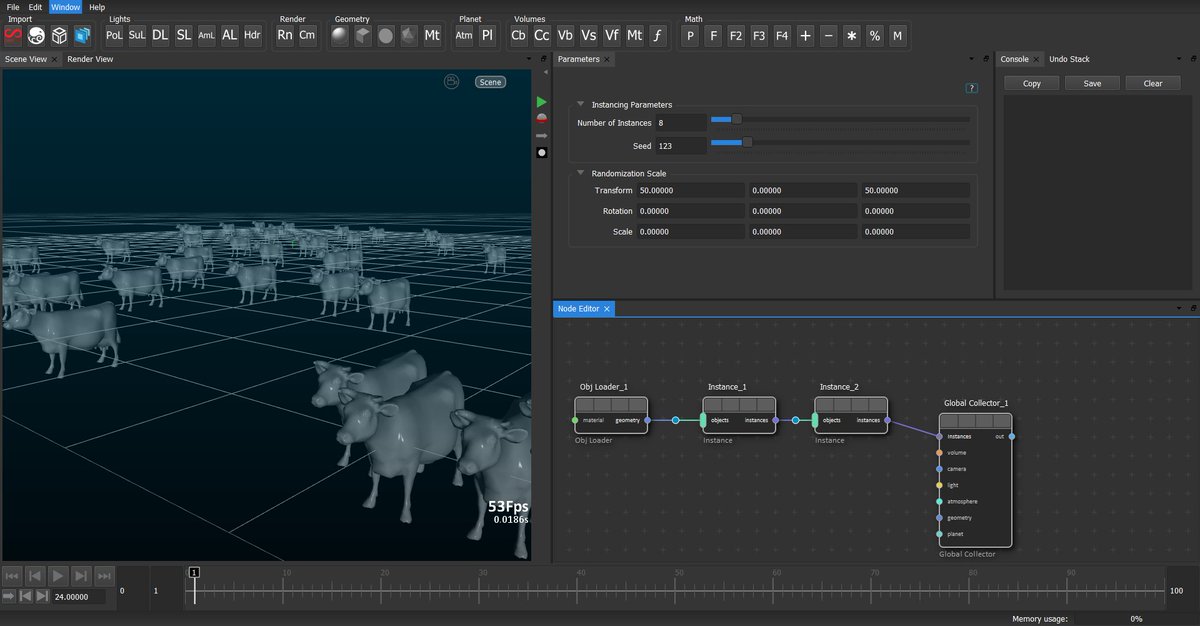 This was in my mind for a long time and now that I have all the time at my hands I was able to work on it. My app now supports instances of instances (and of instances infinitely recursive). Had to revise the DataFactory quite a bit but I think it paid out.