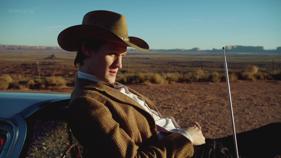 cowboyotd's tweet photo. The cowboy of the day is: The Eleventh Doctor from Doctor Who https://t.co/hGJq40S8UX