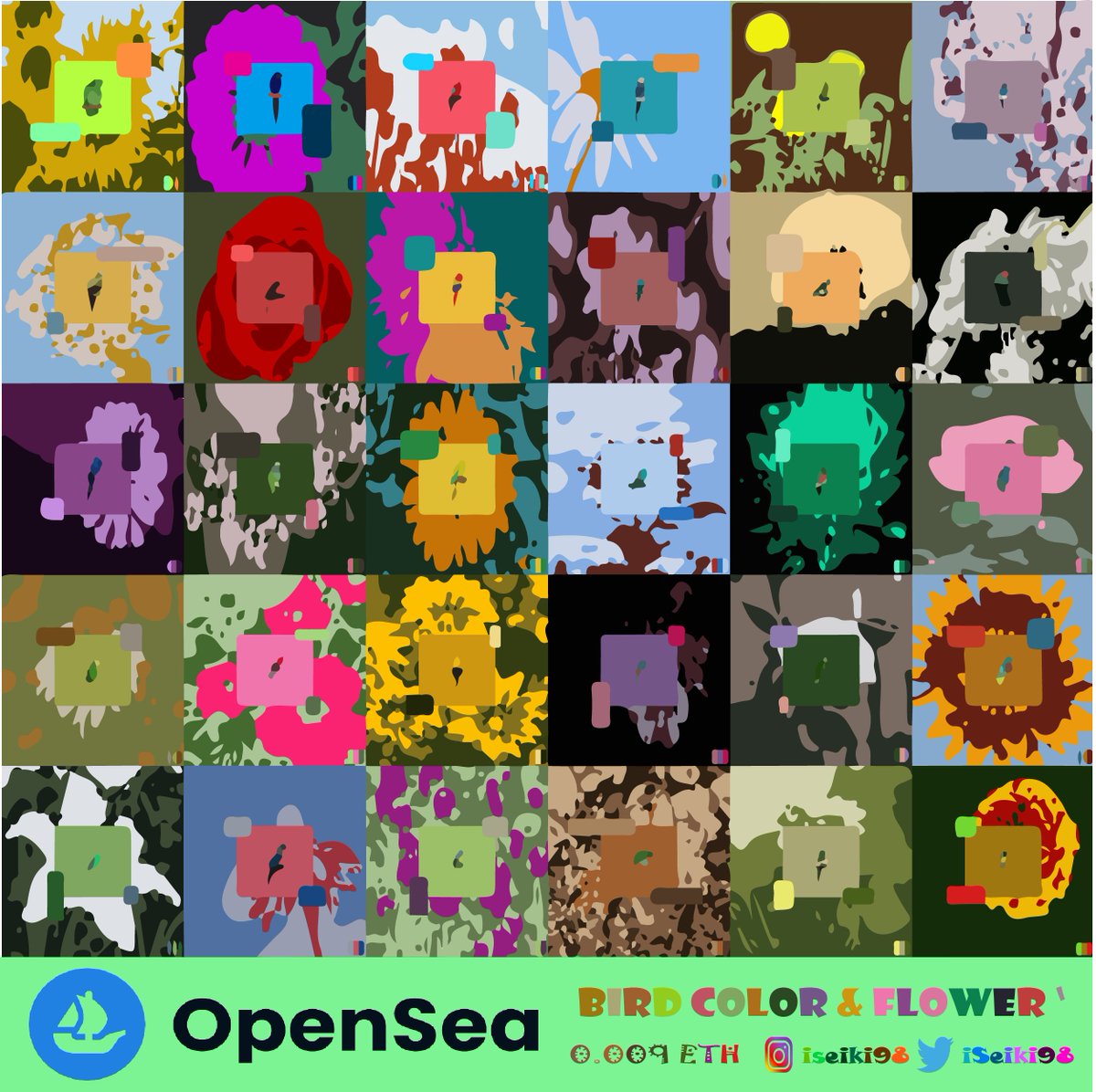 iSeiki98's tweet photo. Hello everyone👑, I have now created 2 collections. 
Available to visit and own it on OpenSea 🐋
Collection 1st 🐲: https://t.co/a5Kp2Hd3LV
Collection 2nd🐦 : https://t.co/4nyAZr1MAI https://t.co/KeegQkaAvy