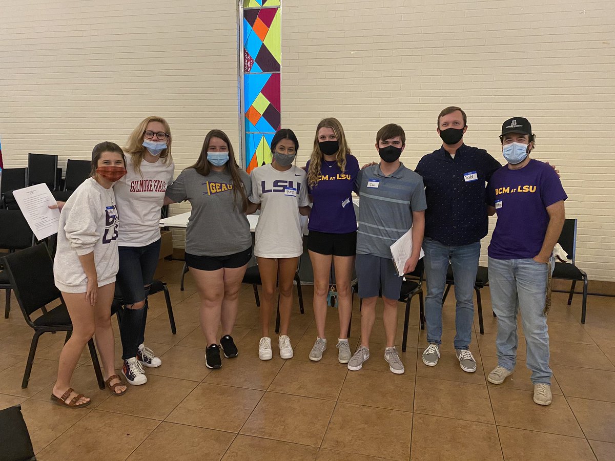 LSUBCM's tweet image. Spirtual Survival Group 6 had a great time discussing developing new connections and  how to get involved with local churches!