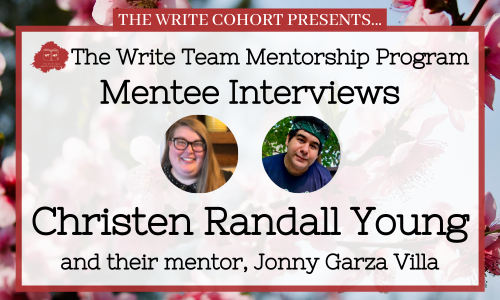 writeteammentor's tweet photo. "Get you a crew that will hype your ideas, cheer on your successes, and love you through your failures. And show up for them, too!"
Read more in our interview with mentee @bychristenyoung and their mentor, @JONNYescribe!
https://t.co/TCizwXBc35 https://t.co/cWSbDDsqZg