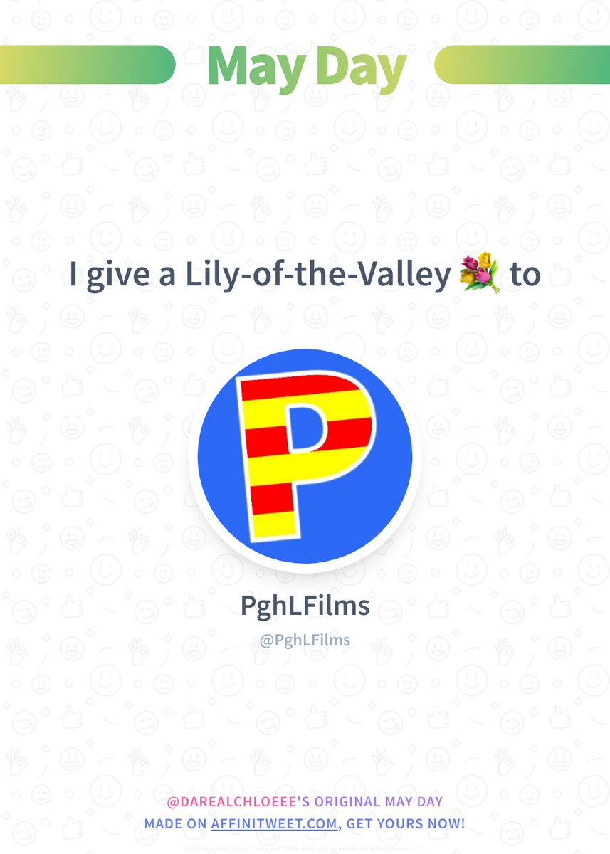 DaRealChloeee's tweet photo. ✨ May Day

PghLFilms, I give you my best bouquet of lily-of-the-valley! 💐
To whom will you give yours?

➡️ https://t.co/Ox5hNQKJKA https://t.co/RxUFqYPg0r