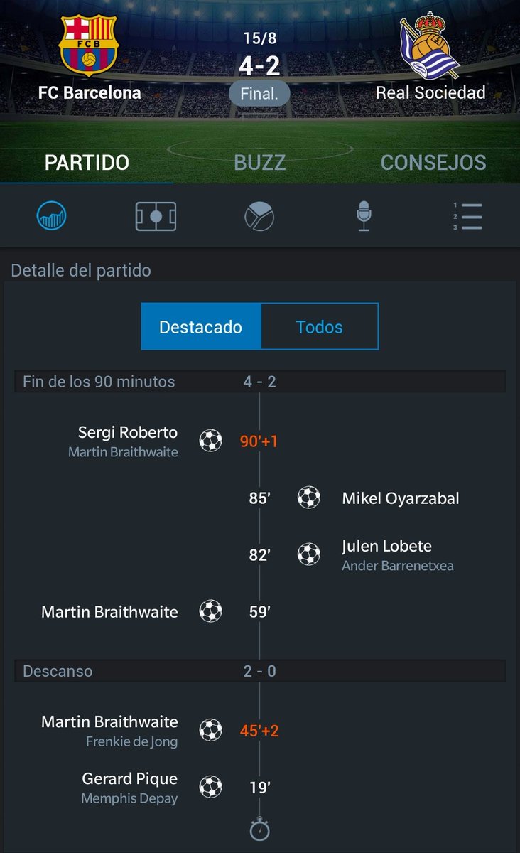Sufrió el Barça cuando parecía el partido resuelto pero lo sacó adelante. 4-2 ante la Real Sociedad