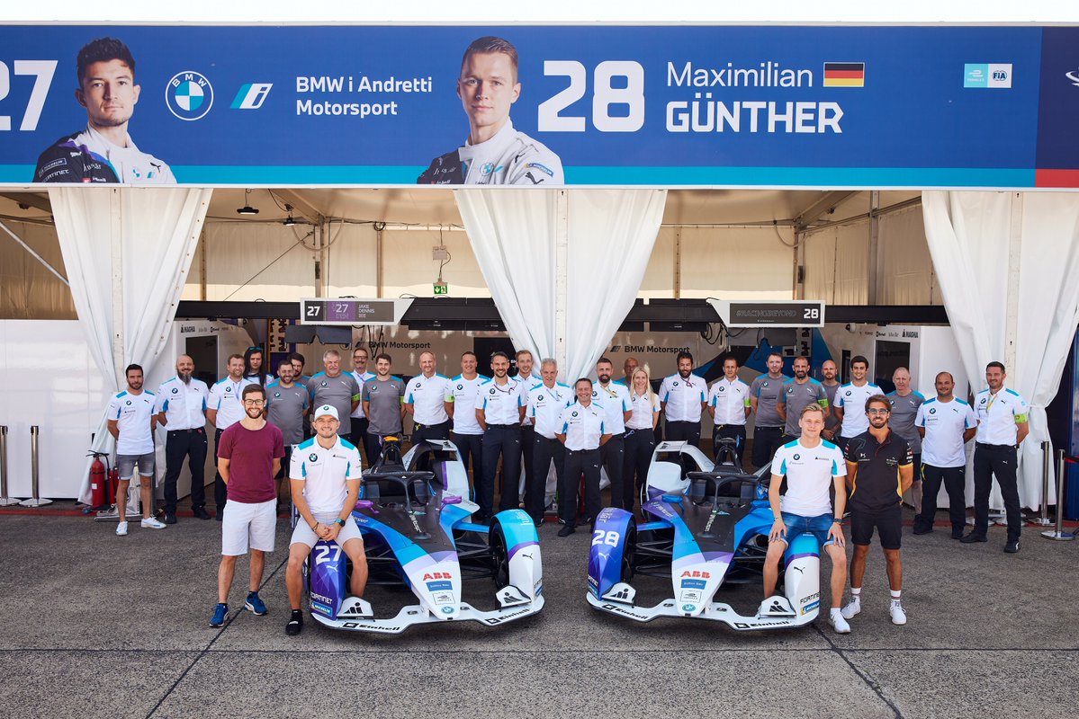 BMWMotorsport's tweet photo. Time to say GOODBYE! After seven victories, five pole positions, twelve podiums and countless unforgettable moments with this team our time in @FIAFormulaE comes to an end. 🏁
#RaisedByRacing https://t.co/BrD8o0YSdd