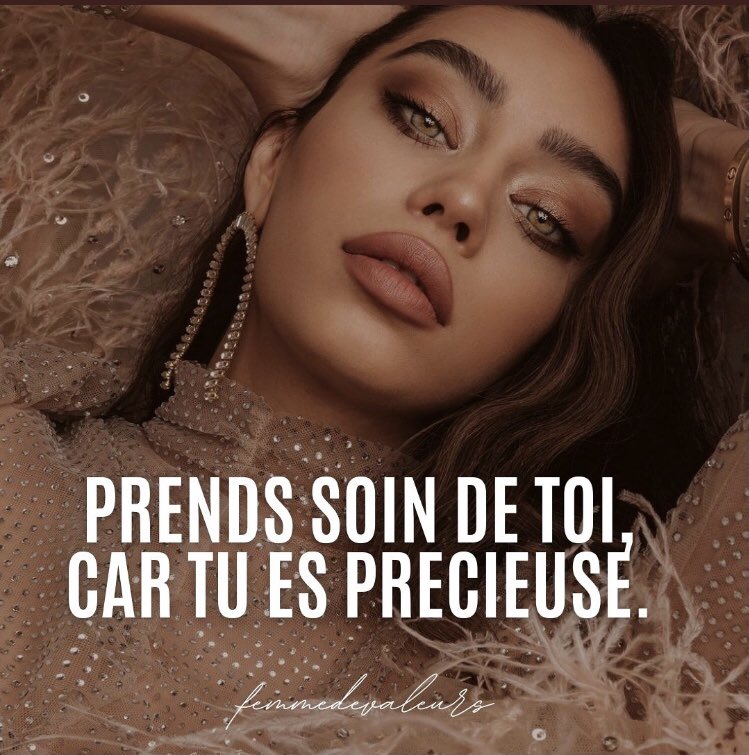 femmesdevaleurs's tweet image. Prends soin de toi, car tu es précieuse.💎 

#femmedevaleurs
#femmedevaleurscitations
#citationFV