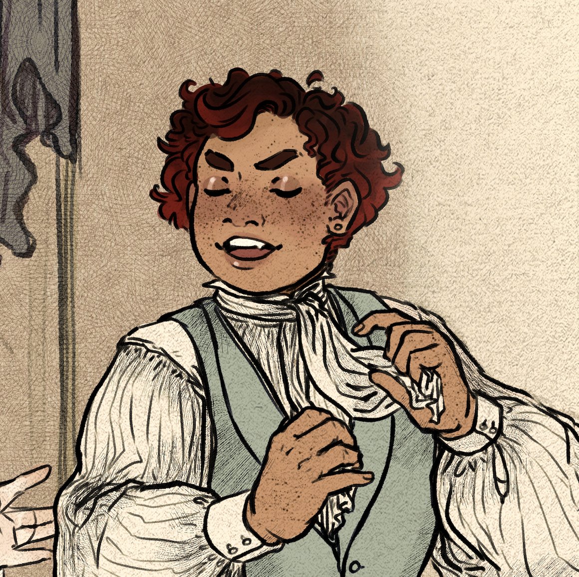 izzychao's tweet photo. oh hey i forgot i can post my full piece from @playingfirezine now! i was so SO thrilled to be able to be involved in this project it felt like tailor-made for me! and everyones pieces were so lovely! <3 https://t.co/UGmN5phQxJ