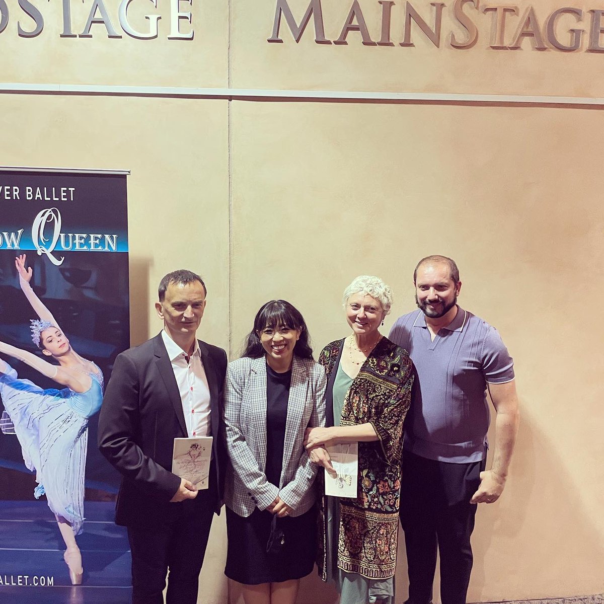 mtnviewellen's tweet photo. Opening Night of the Bayer Ballet ๐ฉฐโThe Rose ๐น and the Butterfly ๐ฆ โ at the Mountain View Center for the Performing Arts! Wonderful to have the arts back! #MVCPA https://t.co/itXai0vgKS