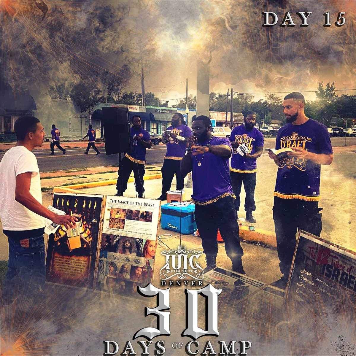 IUICNorthDakota's tweet photo. #TheProphets are back on the #Earth and they are taking over #Colorado and the #DenverMetroArea. Day 15 of #30DaysOfCamp and the soldiers of #God are teaching repentance to the #Blacks, #Hispanics, & #NativeAmericans; The #Israelites!! For more #ActsOfTheApostles subscribe to the https://t.co/GD61HlybLK